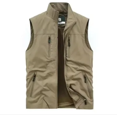 Rompi polos /Rompi dewasa/Rompi lapangan/Rompi motor / Atasan Pria/Rompi vest/Rompi outdoor/4 Saku luar 1 Saku dalam .
