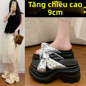 DINGMUYI | Dép Nhẹ Tăng Chiều Cao 9cm