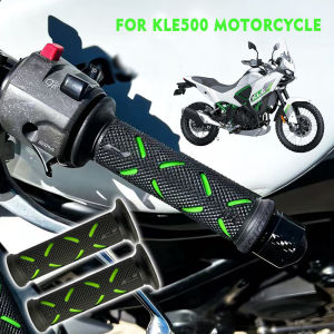22MM Universal Motorcycle Handlebar Motorbike Grips Rubber Modification Accessories Moto Handles For Kawasaki KLE500 KLE 500 KLE