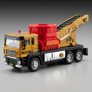 JUANNUO | Electric Sand Truck with Dump & Conveyor Belt for Boys