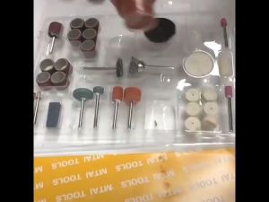 CASTA Set 105PCS Aksesoris Gerinda Mini Mata Bor Potong Poles Amplas Ukir Pembersih Logam Kayu Batu Serbaguna Peralatan Lengkap