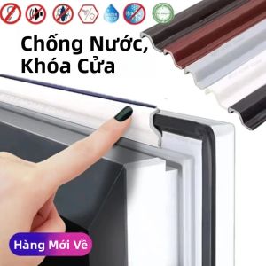 Dải Dán Kín Cửa Sổ Hình Chữ S Chống Gió Tự Dính Giá Sỉ Tùy Chọn 2/4/6/10M
