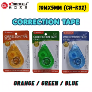 CHANGLI Correction Tape / Pita Pembetulan 10Mx5MM (CR-K32/CR-K65)