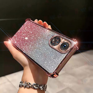 Deluxe Plating Bling Glitter Phone Case For OnePlus 12 Soft Silicone TPU Shockproof Anti-drop New Design Bumper Cover NSF04