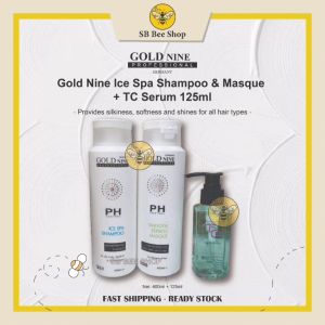 Gold Nine Ice Spa Shampoo 400ml & Masque 400ml & TC Serum 125ml