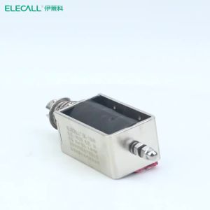ELECALL | ELECALL EML-0837B Nam Châm Điện Đẩy Kéo DC12V/24V Bộ Truyền Động Chuyển Động Tuyến Tính Khung Mở Để Điều Khiển Tự Động Hóa Công Nghiệp