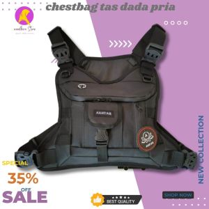Tas dada pria rompi chest bag tactical pelindung dada chestbag rig bag