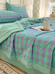 ผ้าห่มฤดูร้อนแบบบางจากผ้าฝ้ายแท้ A-Class ชุดผ้าห่มแบบซักได้ ผ้าห่มปรับอากาศ ผ้าฝ้ายแท้ ผ้าห่มฤดูร้อน ผ้าฝ้ายแท้ ผ้าฝ้ายแท้