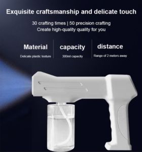 Nano Spray Gun - Portable Nano Atomizer T05 Sinar UV Ultraviolet USB Type C untuk Disinfektan / siram tanaman / kebersihan / aromaterapi / air purifier