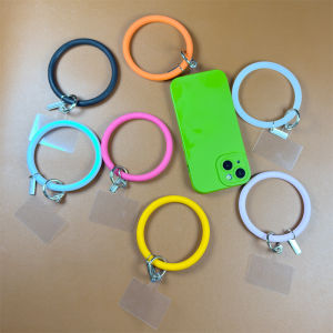 สายรัดข้อมือยางยืด สายรัดข้อมือแบบหนีบโทรศัพท์มือถือ สายรัดข้อมือแบบหนีบกุญแจ สายรัดข้อมือแบบมีรูปวงกลมขนาดใหญ่ สายรัดข้อมือแบบถือได้ สายรัดข้อมือแบบป้องกันการตกหล่นสำหรับผู้หญิง