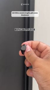 Emrys Premium Ring BLASTER Real Titanium Anti Karat Cincin Titanium Pria Wanita