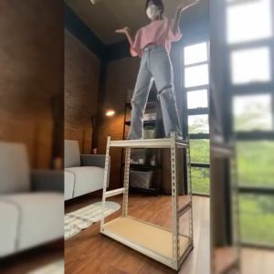 6 Layer Metal Rack Boltless Rack Heavy Duty Steel Rackorganizer storage rack Shelving Units Adjustable Metal Shelf Rack