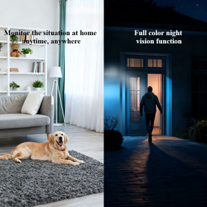 8MP WIFI Dual-Lens Camera with Intelligent Tracking Color Night Vision and 5X Digital Zoom