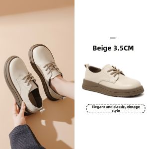 Josiny | Thick Soled Retro British Style Summer New Loafers for Women