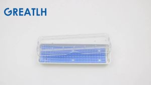 Greatlh sterilization tray ion case with silicone mat high temperature holding ophthalmic instrument