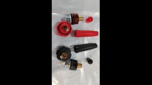 Welding Cable Connector Threaded Plug and Socket Set DKJ 10-25 250A DKJ35-50