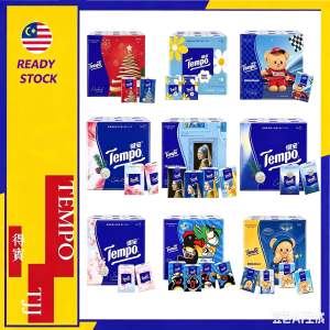 Tempo Sakura/Jasmine/Pech Pocket Tissues 4ply 7s 12p