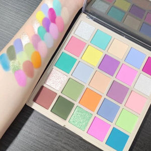 KAPEINE Macaron Rainbow 25 Colors Eyeshadow Palette Matte Pearl Dopa Glitter Stage Makeup Colorful Eyeshadow Palette