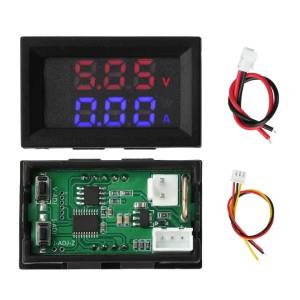 High Quality CM430 DC 100V 10A Voltmeter Ammeter Blue + Red LED Amp Dual Display Digital Panel Volt Meter Gauge