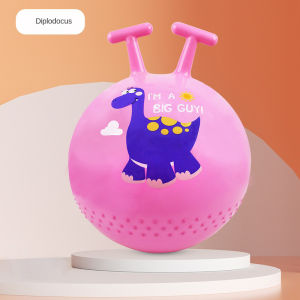 CONUSEA | T-Handle Dinosaur Claw Bouncing Ball 45cm Anti-Skid Bouncy Jump Ball Hopper Balance Exercise Inflatable Ball Toy