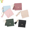 Women's Coin Purse Mini Card Holder Multiple Slots Simple Elegant Hardcoin Pouch For Change Management. 