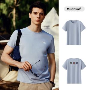 Jeep | Jeep Official Outdoor Casual Running Clothes Mens Sweat Absorbent Quick Dry T-Shirt Fashionable Embroidery Large Size Sports Top