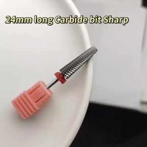 1 Mũi Khoan Móng Siêu Dài Chuyên Nghiệp Bằng Cacbua Vonfram Để Loại Bỏ Nhanh Chóng Móng Acrylic Dài Mũi Khoan Dùng Cho Máy Khoan