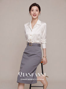 QFN | Elegant Luxury Petite Girl Style Womens Career Suit