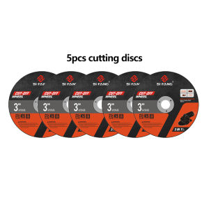 SI FANG 3 Inch Metal Cutting Disc Angle Grinder Polishing Wheel Mini Cutting Saw Blade Angle Grinder Accessory Set for Wood Iron