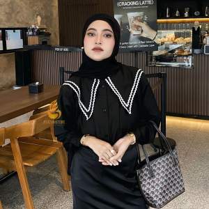 Arsy Blouse Layer Renda Pololinen Jumbo Size M L XL XXL- Atasan Wanita Polos Casua