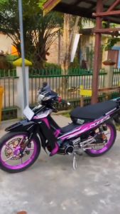 Striping Stiker Polet yamaha fizr fiz r f1 zr special edition ungu stiker list body standar kualitas termurah Barokah Sticker