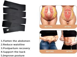 3M Hot Body Shaper Waist Trainer Belt Corset Women Postpartum Belly Slimming Underwear Modeling Strap Shapewear Shapers Corset Slim Belt Shaper Body Modeling Strap Belt Waist Trainer fitness abdominal elastic belt Long Torso Tummy Wraps Belly Waist Body S