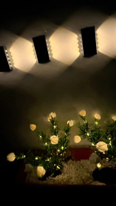 FLOWER LED SOLAR LAMP OUTDOOR GARDEN DECORATION Lawn Ornament Realistic Petals and Soft LED Lighting