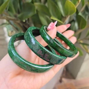 Q1584 Vòng bản Cẩm Thạch Sơn Thủy eo ôi mê.ê..ê..... Nhà TUDO sẵn size từ 52 - 59  - Phong Thuỷ TUDO