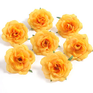 10 Chiếc 7Cm Nhân Tạo Hoa Hồng Hoa Đầu Lụa Hoa Giả Cho Trang Trí Nhà Tiệc Cưới Thủ Công DIY Vòng Hoa Quà Tặng Phụ Kiện