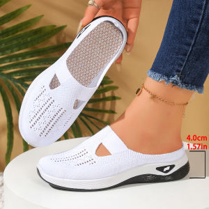 Women shoes  Convenient and comfortable at home one foot with a vent and half slipper womens summer shoes free shippiing shoes