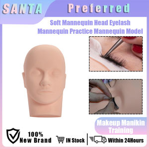 False Eyelashes Silicone Mannequin Model Training Head Grafting Eyelash Lash Makeup Manikin Practice Supply