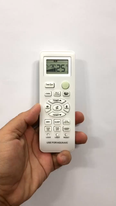 Remote Dùng Cho Máy Lạnh AQUA Điều Khiển Điều Hòa Kèm Hộc Đế Và Pin AAA ...