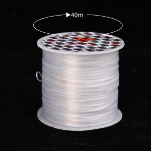 Strong Elastic Cord String White Red Crystal Elastic Line For Jewelry Making DIY Bracelet Necklace Beaded Cords Line Accessories