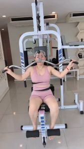 SPA3 ชุดโยคะทูโทน (สปอร์ตบรา+กางเกง 3 ส่วน) ชุดออกกำลังกายผู้หญิง พร้อมส่ง