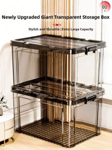 Transparent Household Storage Box