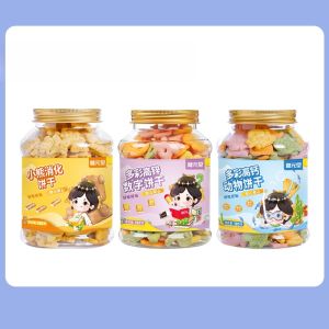 Bánh Quy Dinh Dưỡng Khoáng Chất Cao Cho Trẻ Em 6-12 Tháng Tuổi 1-2 Tuổi Không Đường Không Muối Hương Vị Hoa Quả