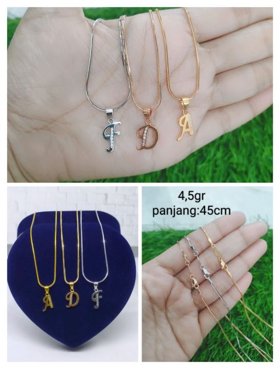 KALUNG%20PERAK%20ASLI%20SILVER%20925%20LAPIS%20EMAS/KALUNG%20KASANDRA%20FLEXY+LIONTIN%20HURUF%20LATIN%20MP%201%20BRS/ASLI%20SILVER/FASHION%20WANITA%20TERBARU%20-%20Image%202