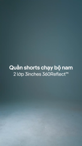 [MỚI-BST Run Safe In The Dark]Quần shorts chạy bộ phản quang 2 lớp 3IN 360Reflect quần thể thao đa năng thoáng khí hạn chế ma sát Coolmate