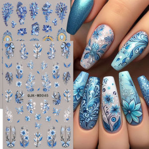 2 Miếng Dán Móng Tay Họa Tiết Boho Nổi Trang Trí Móng Nghệ Thuật Tự Làm Dễ Dán Chất Liệu PET Dùng Trang Trí Móng Cho Tiệc Trang Điểm Quà Tặng