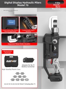 NANWEI | Lithium Electric Hydraulic Pressing Pliers Copper Lugs