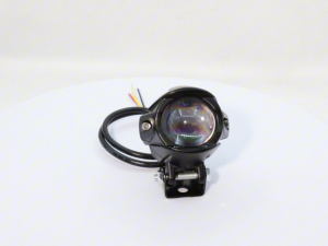 🏍Laser Gun 60W Mini Driving Light Dual Color Hi/Lo Motorcycle Auxiliary Light Spotlight MDL