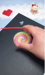 Mainan Fidget Spinner Stik Nyala Dalam Gelap Mainan Kreatif Kawai Lollipop Stik Berkilau Menerangi Pesta Nikmat Dekorasi Pesta Fluoresensi