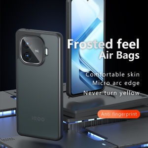 เคสสำหรับ Vivo IQOO Z9เทอร์โบ Y200GT IQOO Z9ฝาหลังด้าน5G ป้องกันลายนิ้วมือป้องกันการกล้องรูเข็มรองรับการกระแทกกันตกที่มุมทั้งสี่เคสป้องกันการกระแทก