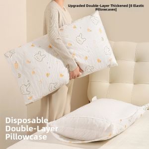 HALEXIONG | Travel Elastic Non-Slip Thick Pillow Cover
